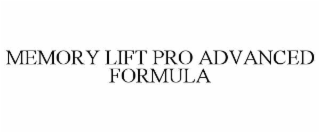 memory lift pro advanced formula