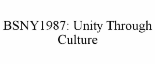 bsny1987: unity through culture