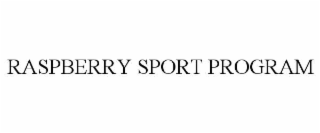 raspberry sport program