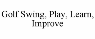 golf swing, play, learn, improve