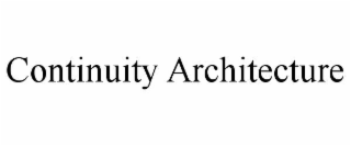 continuity architecture