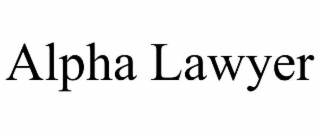 alpha lawyer
