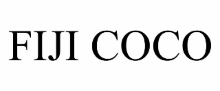 fiji coco