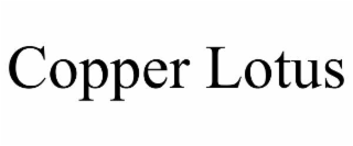 copper lotus