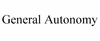 general autonomy