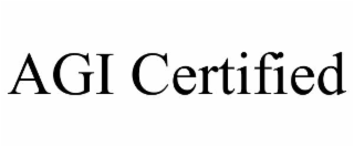 agi certified