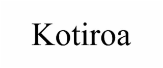 kotiroa