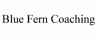 blue fern coaching