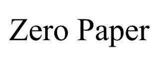 zero paper