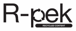 r-pek recycled content