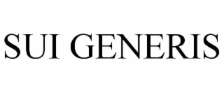 sui generis