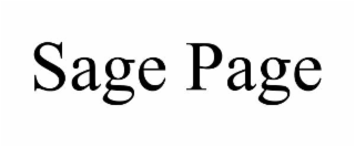 sage page