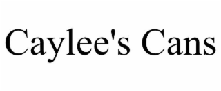caylee's cans