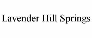 lavender hill springs