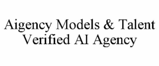 aigency models & talent verified ai agency