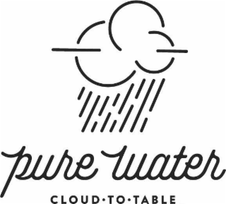 pure water cloud-to-table