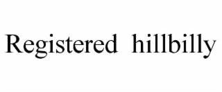 registered  hillbilly