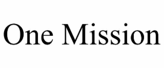 one mission