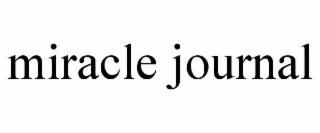 miracle journal