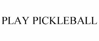 play pickleball