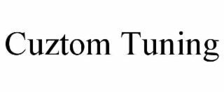 cuztom tuning
