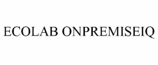 ecolab onpremiseiq