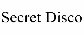 secret disco