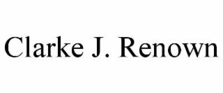 clarke j. renown