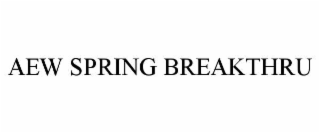 aew spring breakthru
