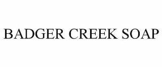 badger creek soap