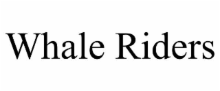 whale riders