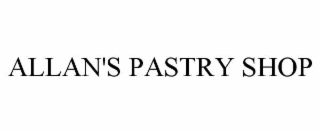 allan's pastry shop