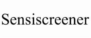 sensiscreener