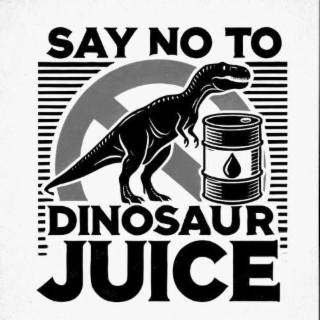 say no to dinosaur juice