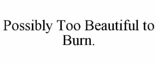 possibly too beautiful to burn.