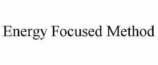 energy focused method