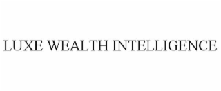 luxe wealth intelligence