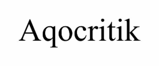 aqocritik