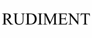 rudiment