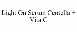 light on serum centella + vita c