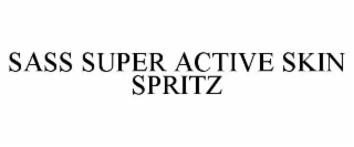 sass super active skin spritz
