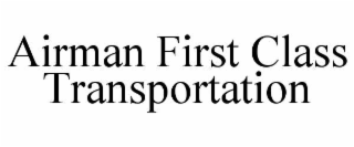airman first class transportation