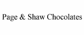 page & shaw chocolates