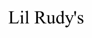 lil rudy's
