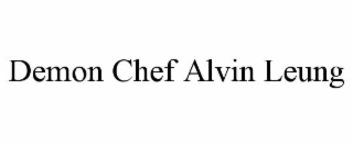 demon chef alvin leung