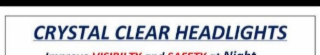 crystal clear headlights