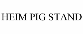 heim pig stand