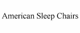 american sleep chairs