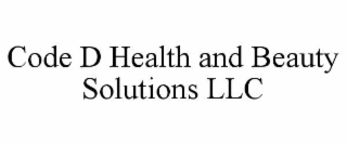 code d health and beauty solutions llc