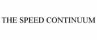 the speed continuum